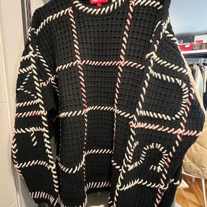 Supreme quilt stitch sweater SS23 sz L